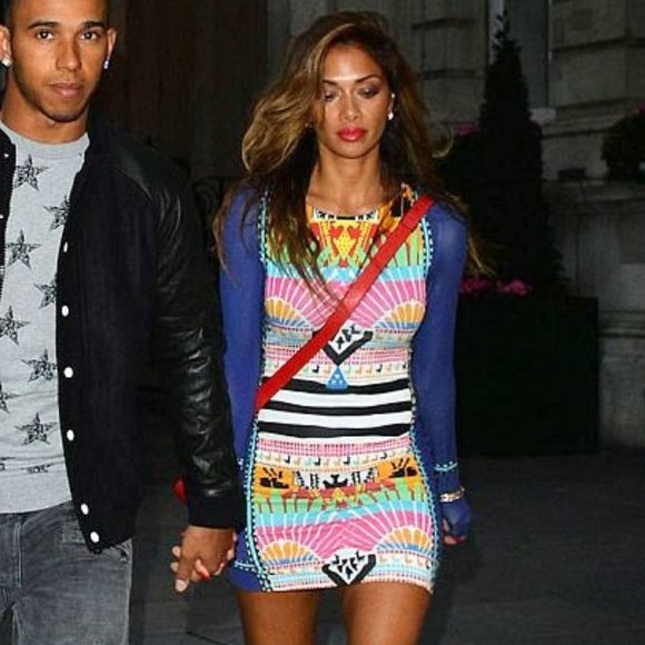 NWT Mara Hoffman Navy Sunrise Llama Alpaca Mini Dress, Size 2 - Picture 3 of 16